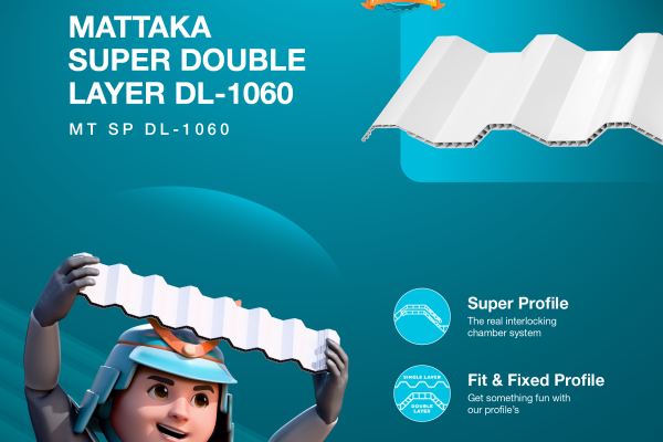 Distributor Atap Terbaik di Indonesia | Rekomendasi Atap UPVC Mattaka