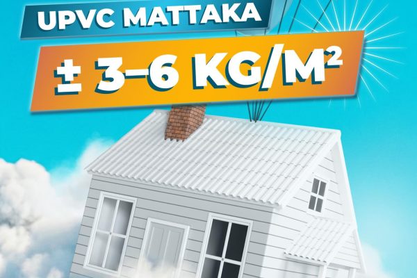 atap upvc mattaka sangat ringan